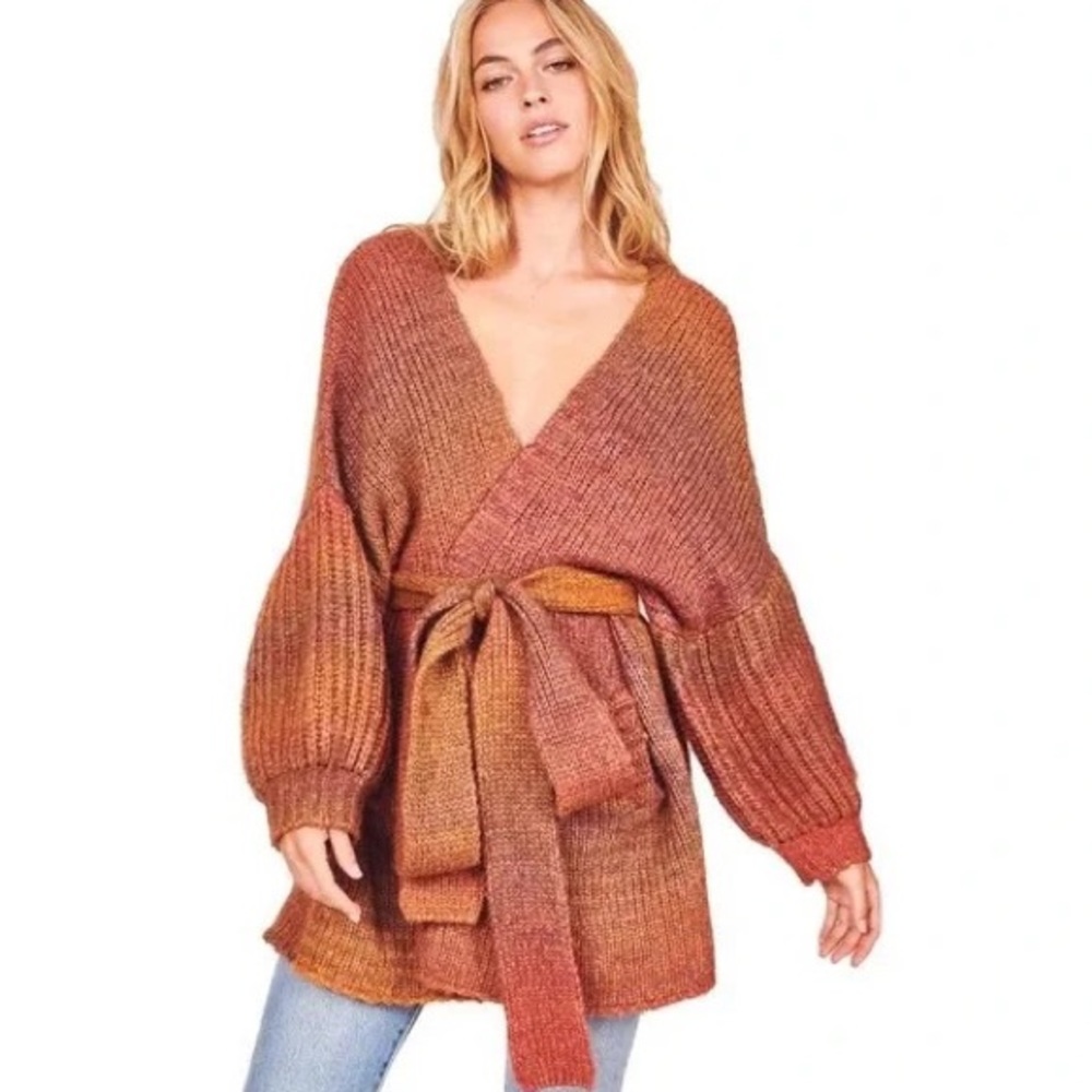 LoveShackFancy Brady Shawl Cardigan - Size Small